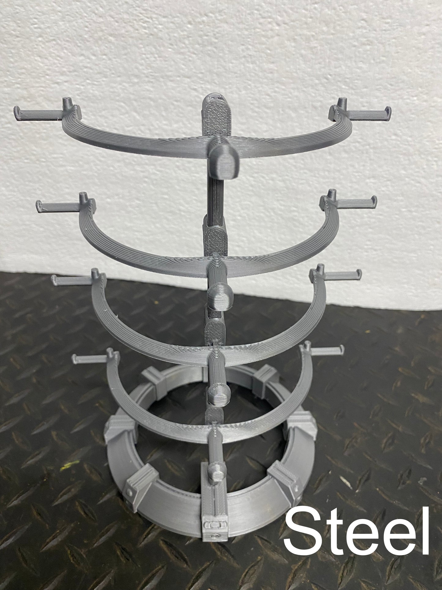 Oakley-Inspired Industrial Logo Design Sunglass Display Stand