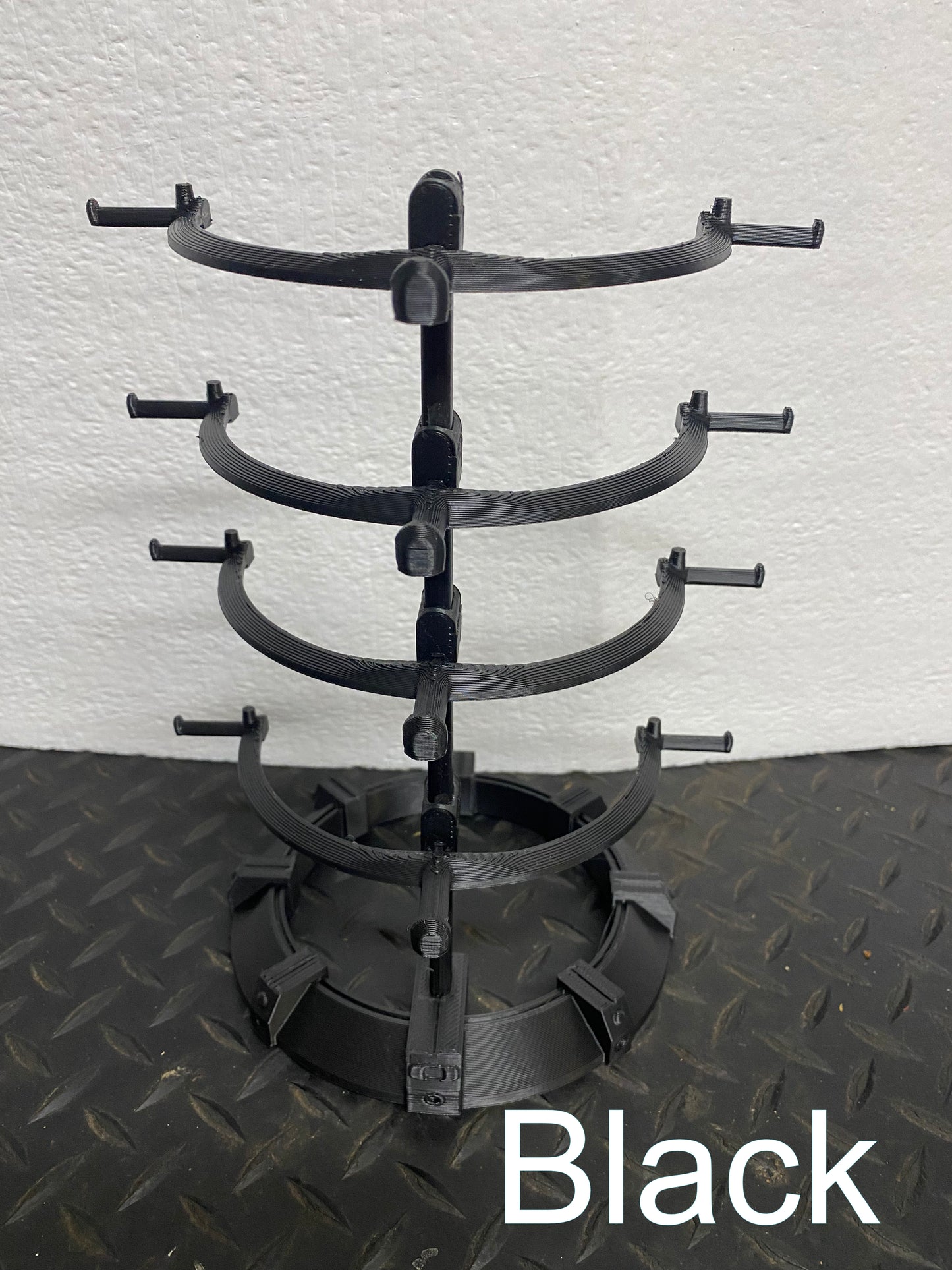 Oakley-Inspired Industrial Logo Design Sunglass Display Stand