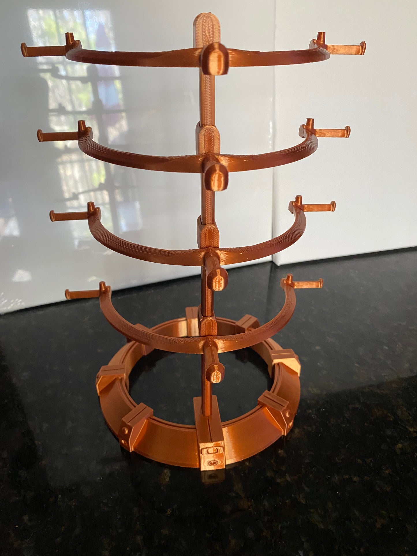 Oakley-Inspired Industrial Logo Design Sunglass Display Stand