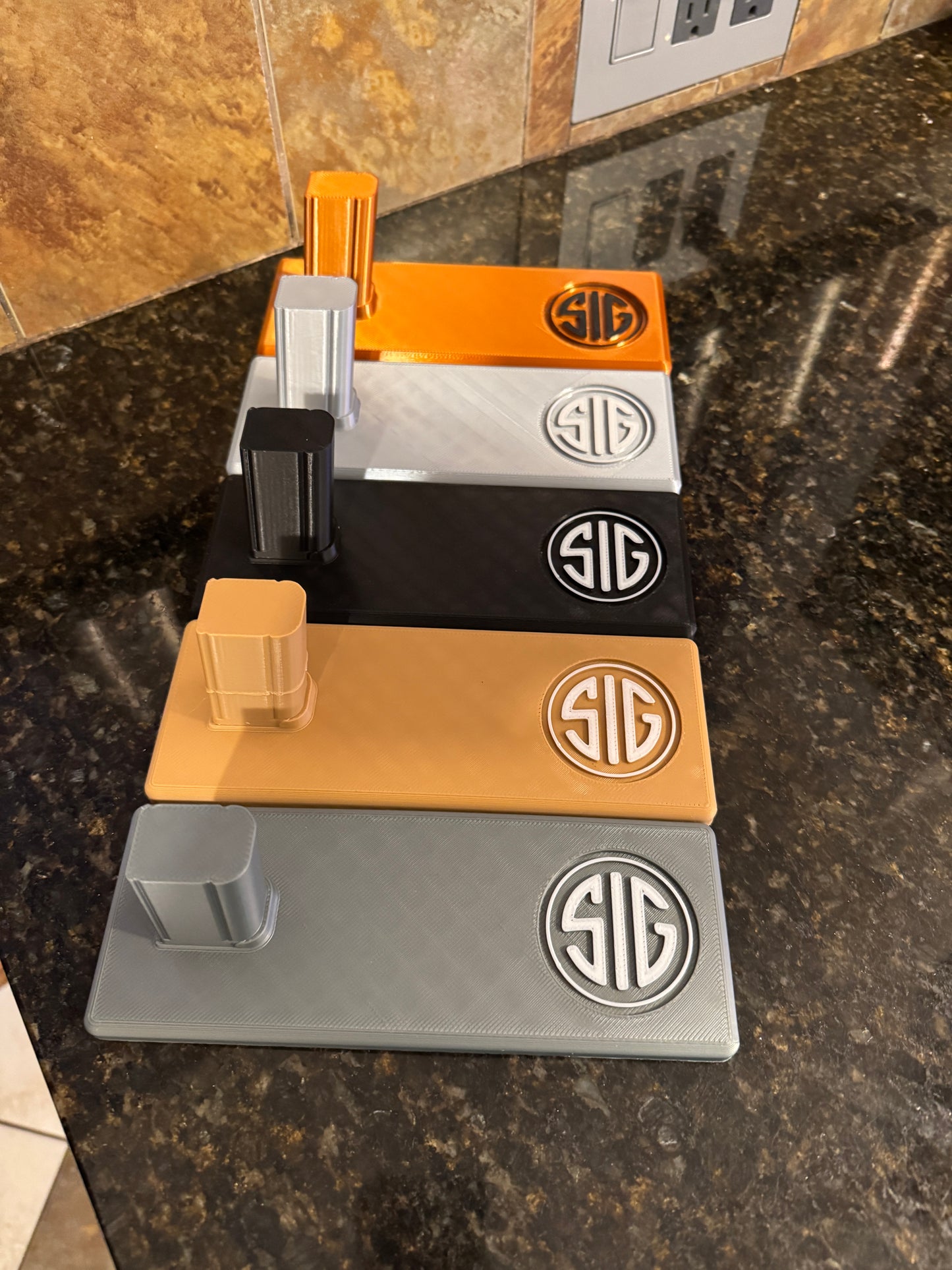 FDM Sig Sauer Double Stack Display Stand 2 Tone - Choose Colors