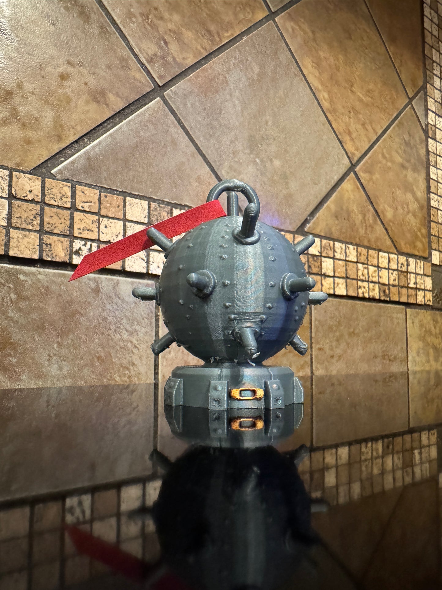 FDM Oaklie Naval Mine “Detonator” Christmas Ornament 3.5"