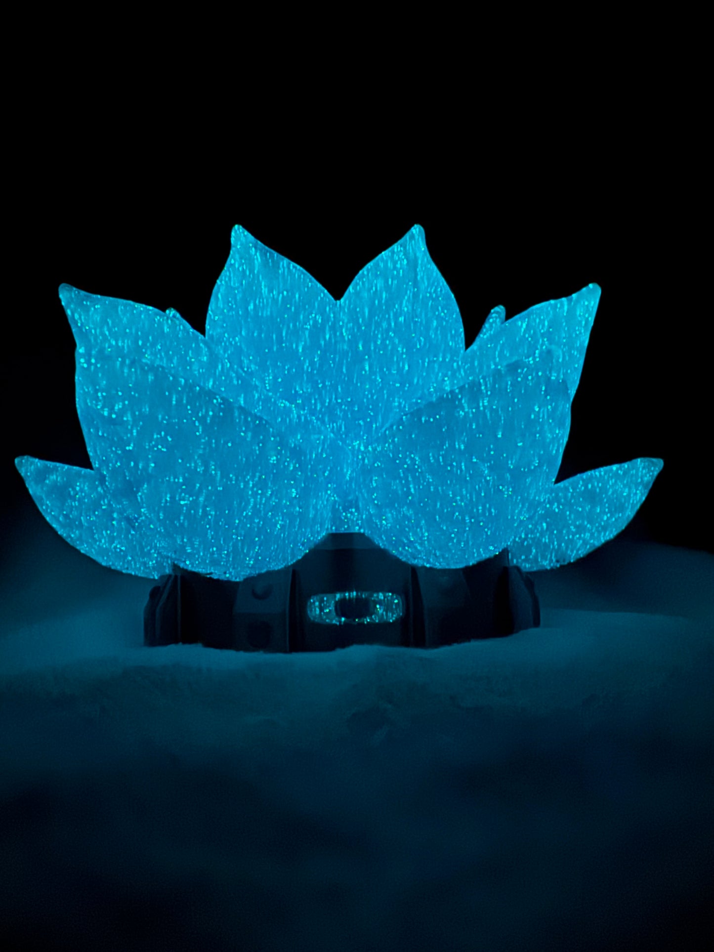 Beautiful FDM Oaklie Industrial Ice Lotus Sunglasses Stand - 7" dia x 4.5"