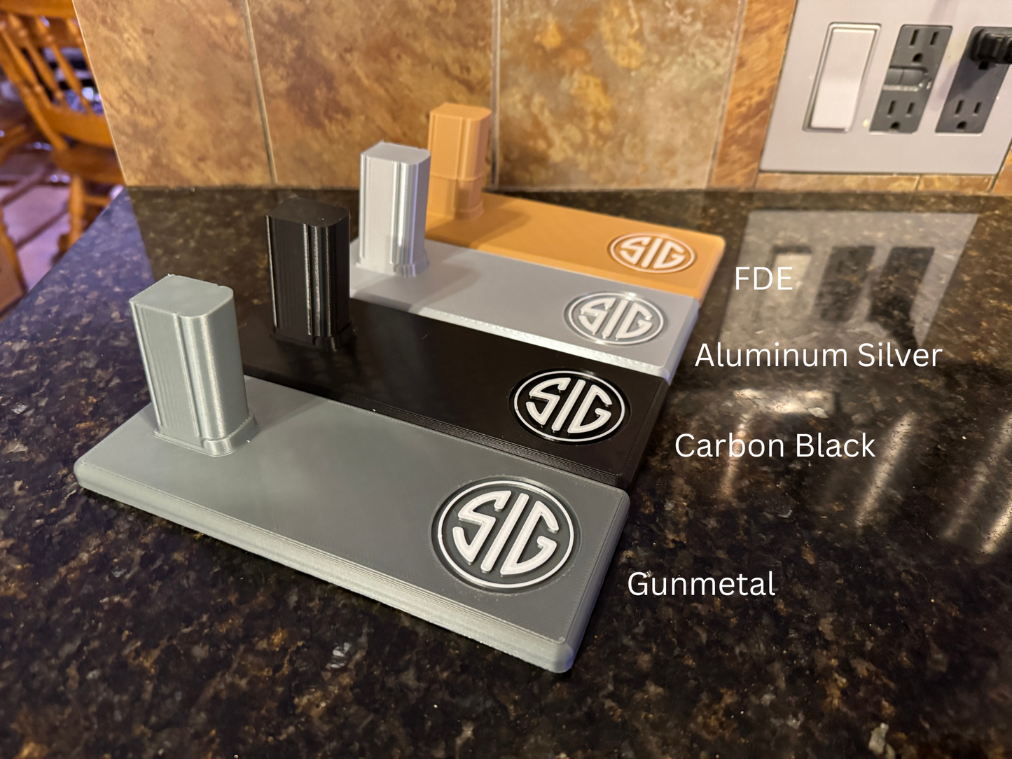 FDM Sig Sauer Double Stack Display Stand 2 Tone - Choose Colors