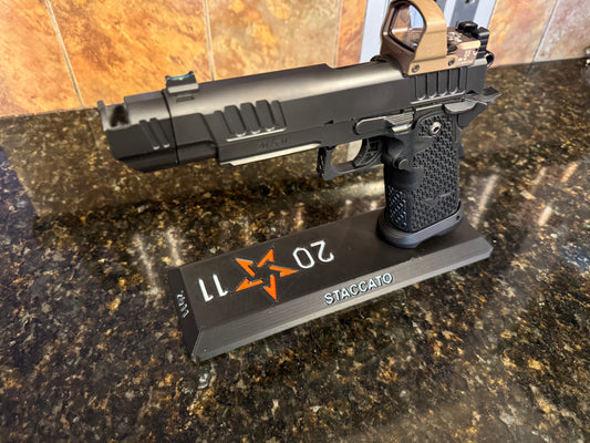 FDM New Staccato HD Pistol Stand - fits new Glock compatible HD Models