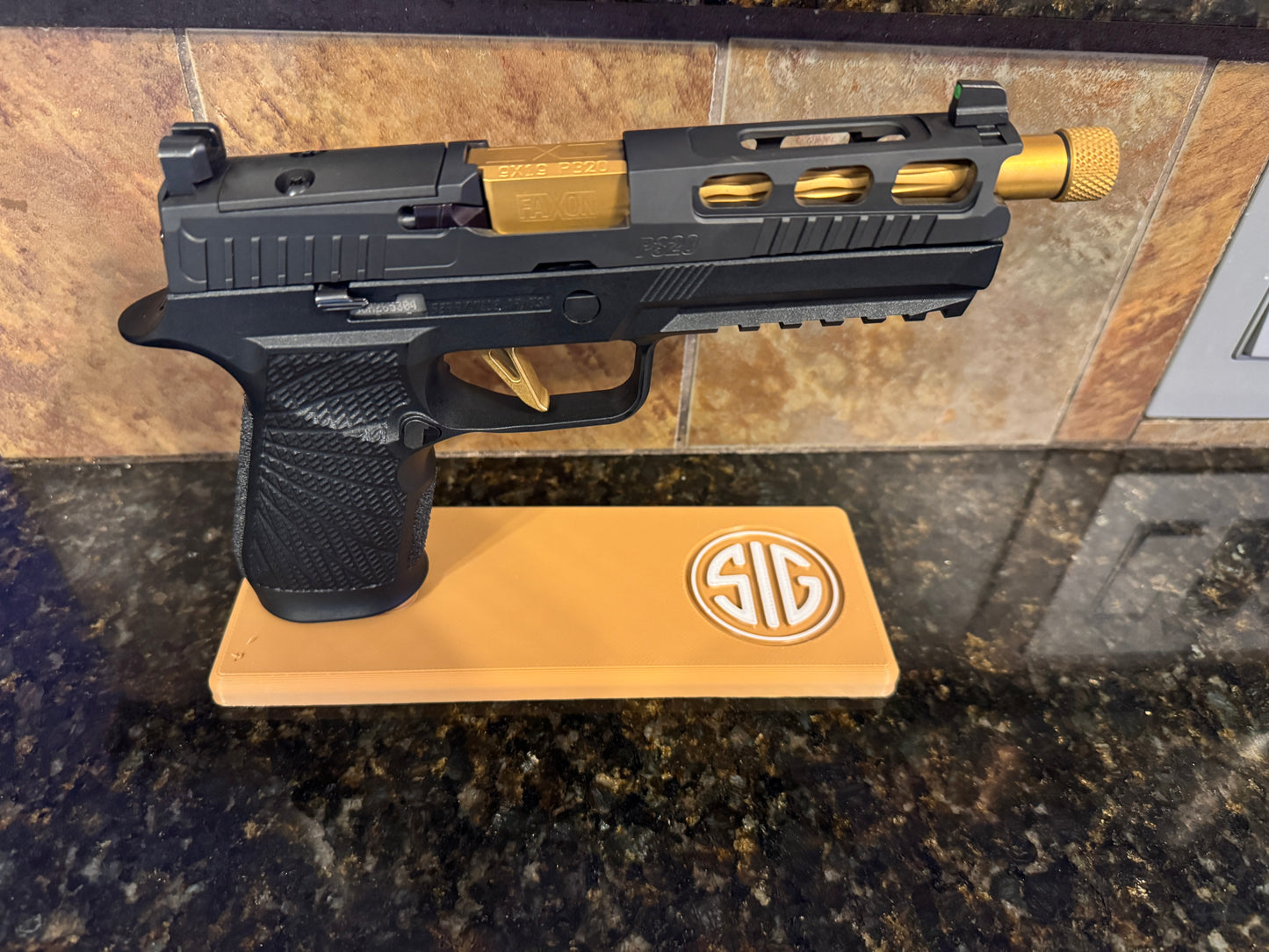 FDM Sig Sauer Double Stack Display Stand 2 Tone - Choose Colors