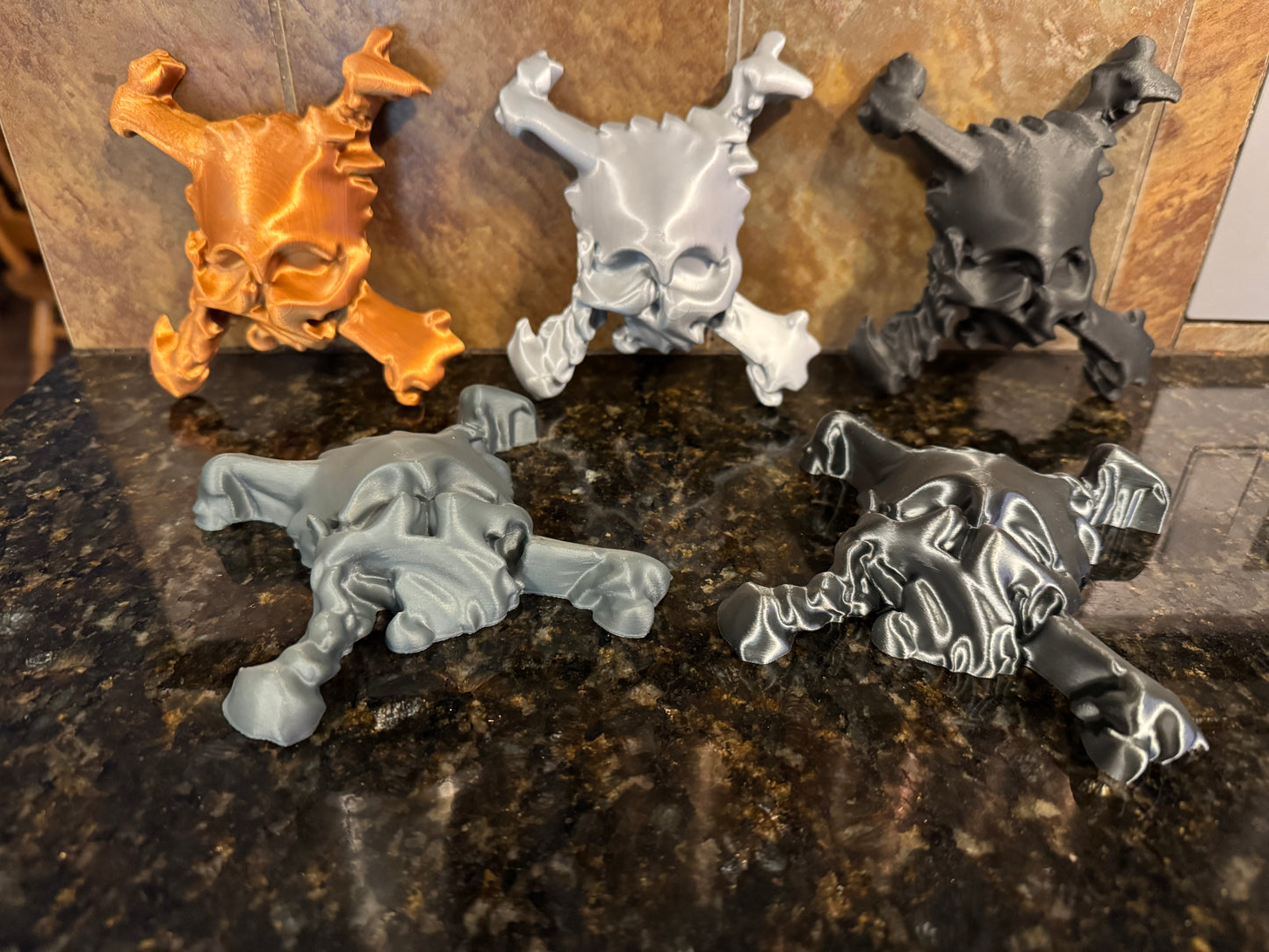 FDM Oaklie X Skull Magnetic 3D Sticker / Decal – 5" - Chose Color