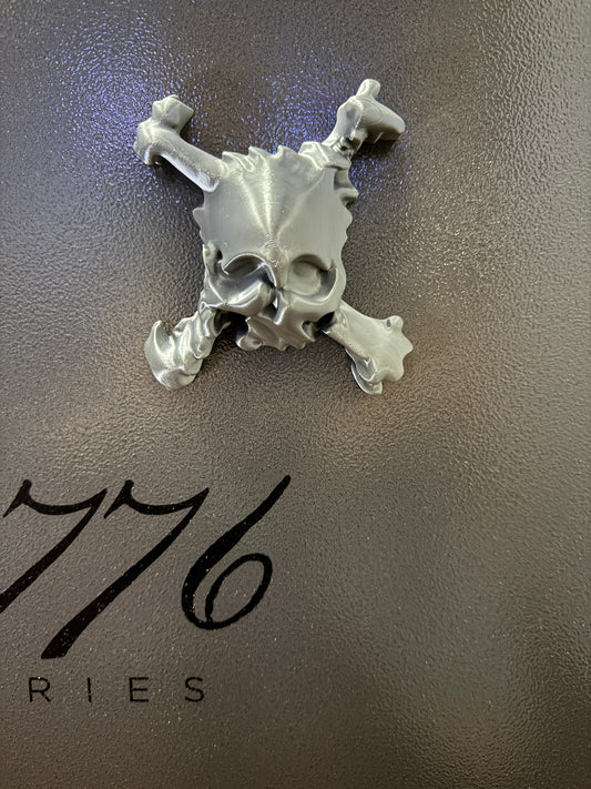 FDM Oaklie X Skull Magnetic 3D Sticker / Decal – 5" - Chose Color