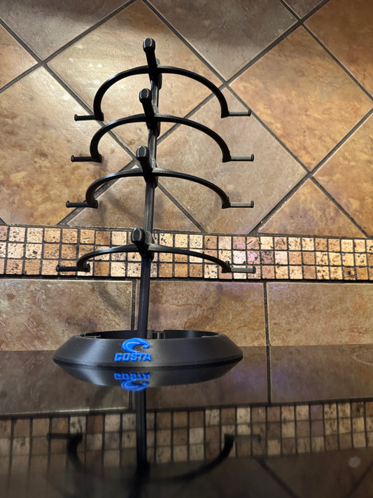 FDM Costia Wave 4-Tier Sunglass Display - Costia Style Collector’s Eyewear Stand