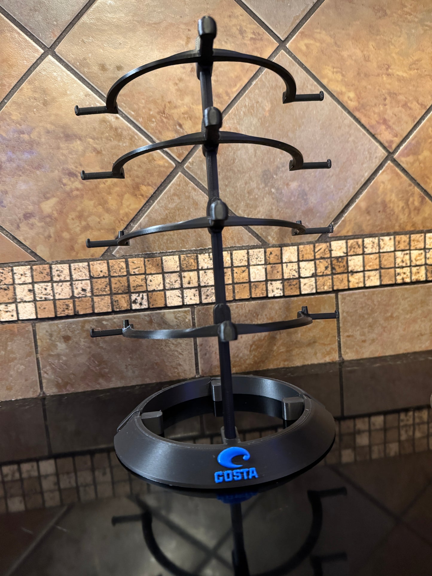 FDM Costia Wave 4-Tier Sunglass Display - Costia Style Collector’s Eyewear Stand