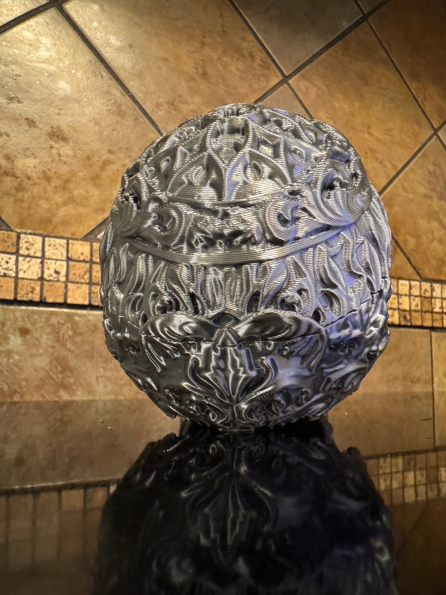 FDM Halloween Oaklie Sugar Skull w/ Hidden Compartment, Glow-in-the-Dark Logo