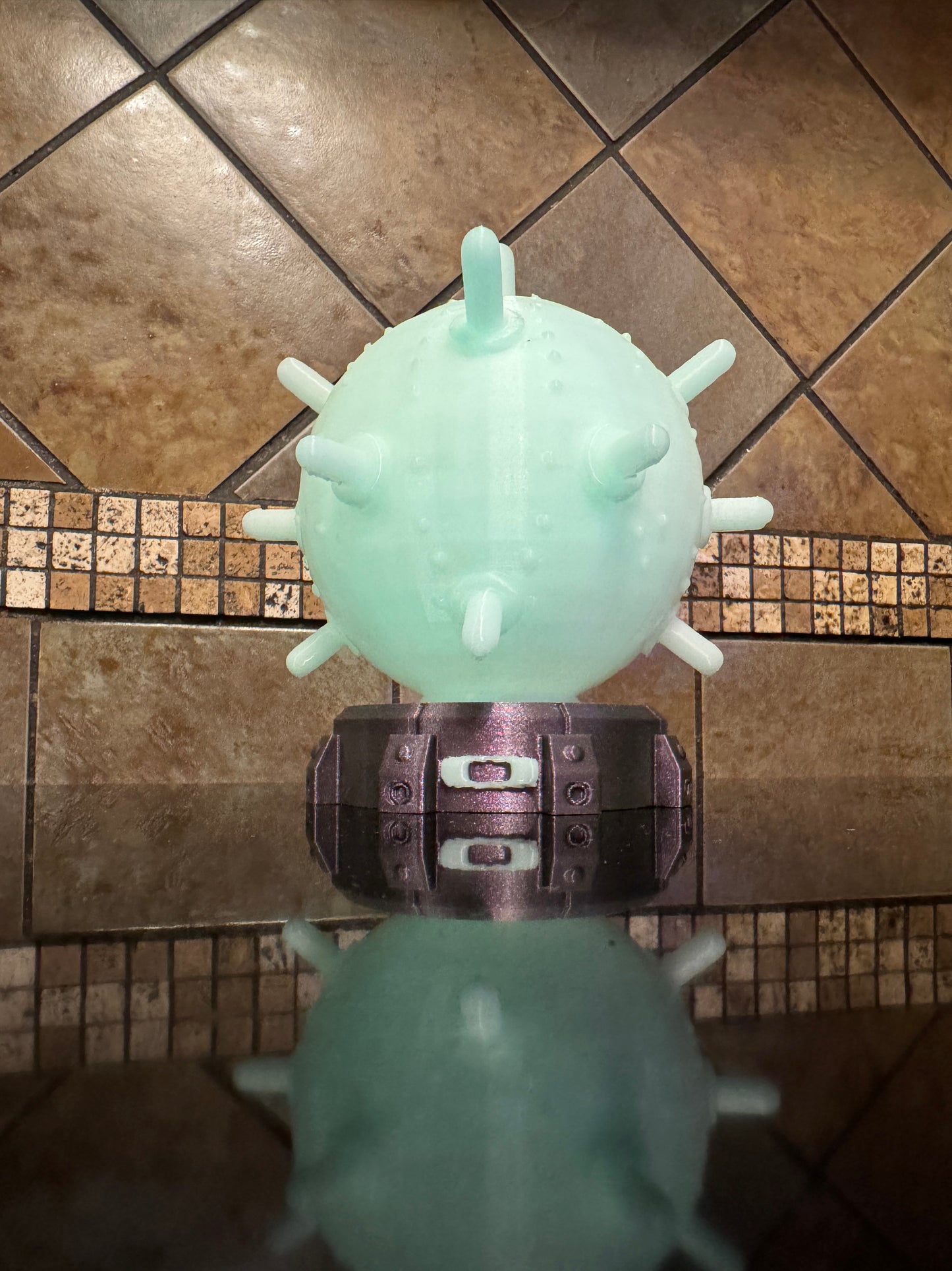 Oaklie Naval Mine “Detonator” Sunglasses Stand & Display Case Glorifier Glow Edition