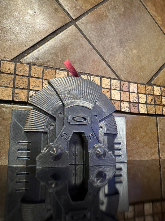 FDM Oaklie Bunker Christmas Tree Ornament - Gunmetal Silk - Tree Décor