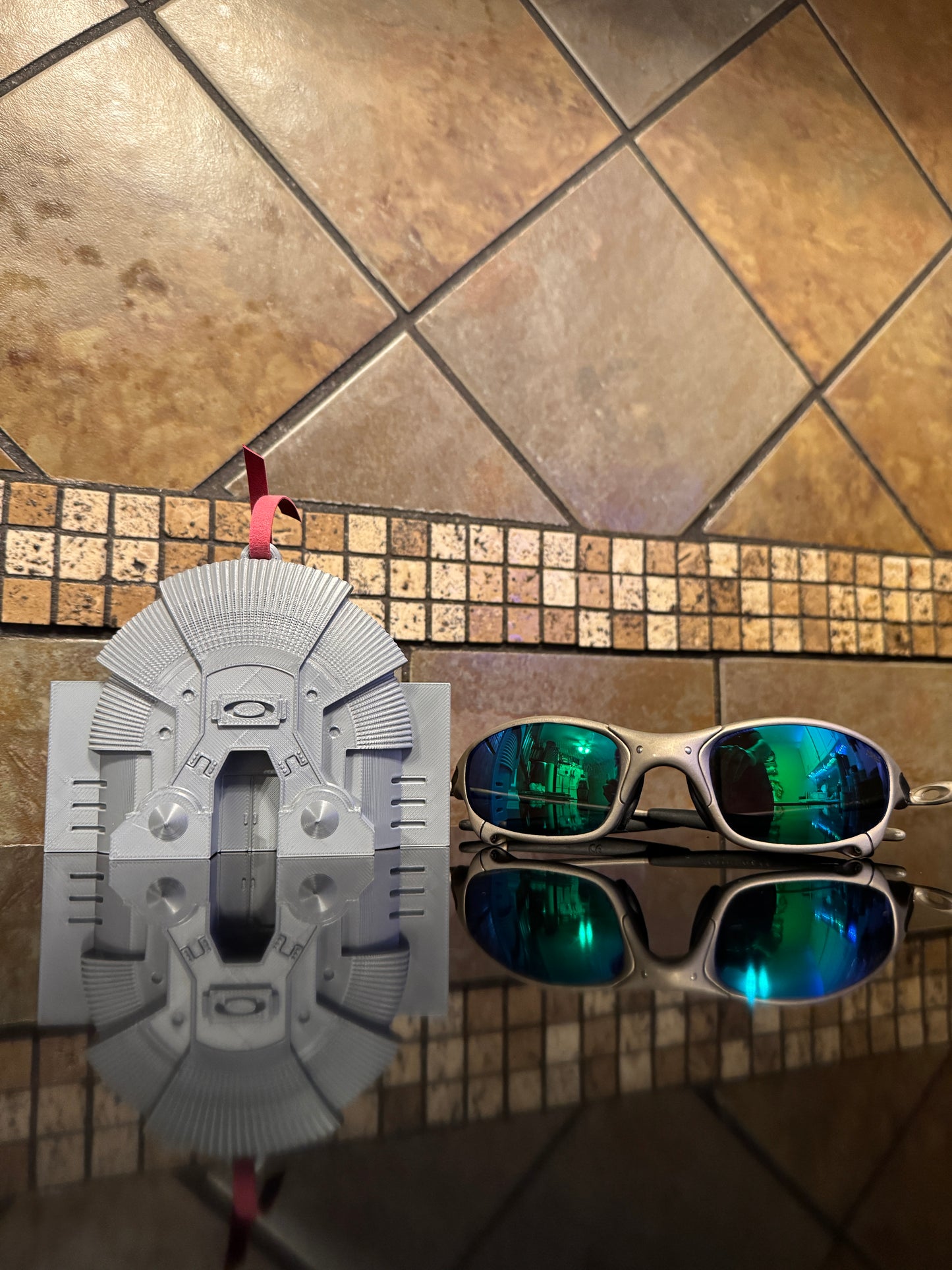 FDM Oaklie Bunker Christmas Tree Ornament - Aluminum Silver - Tree Décor