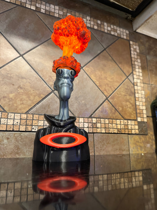 FDM LED Light Up Oaklie Thermonuclear Mad Scientist OTT Display Piece Multicolor