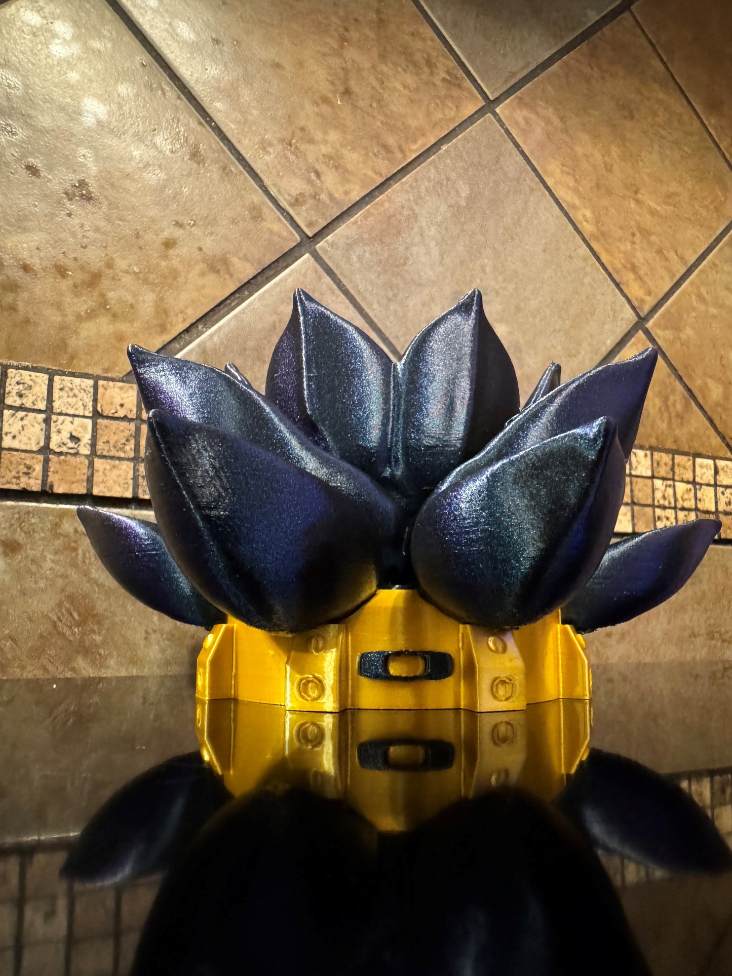 Beautiful FDM Oaklie Themed Industrial Lotus Sunglasses Stand - 7" dia x 4.5"